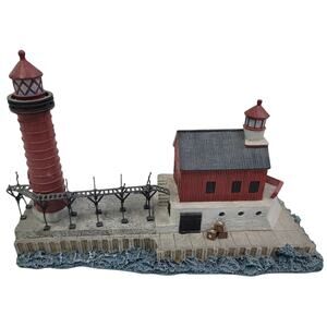 Vintage 1998 Younger Associates Harbour Lights Grand Haven South #212 Lighthouse